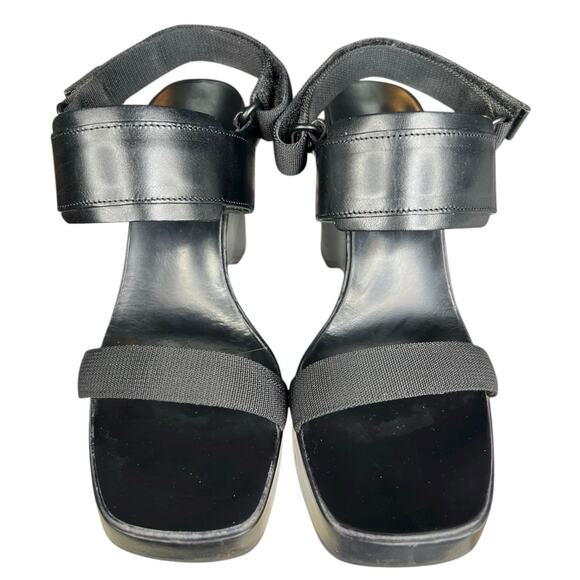 Vintage Gucci Women’s Black Wooden Platform Slingback Sandal Size 6.5 - Picture 7 of 13